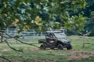 An ATV in the summer