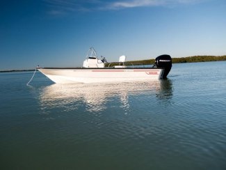 Fishing Boat in Muskoka near Toronto Ontario