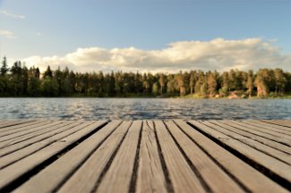 Boardwalk over water